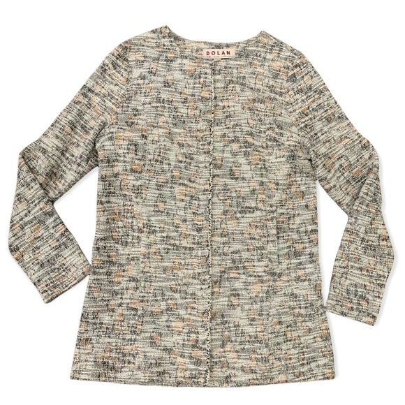 Anthropologie Dolan Leopard Longline tweed jacket - Picture 3 of 8